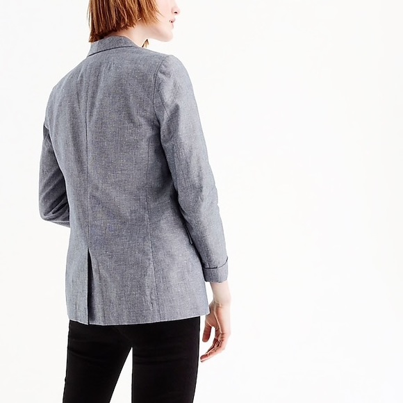 J. Crew Unstructured blazer in cotton-linen - Picture 4 of 6